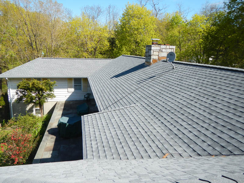 Asphalt Roof Replacement with wood rot replacement